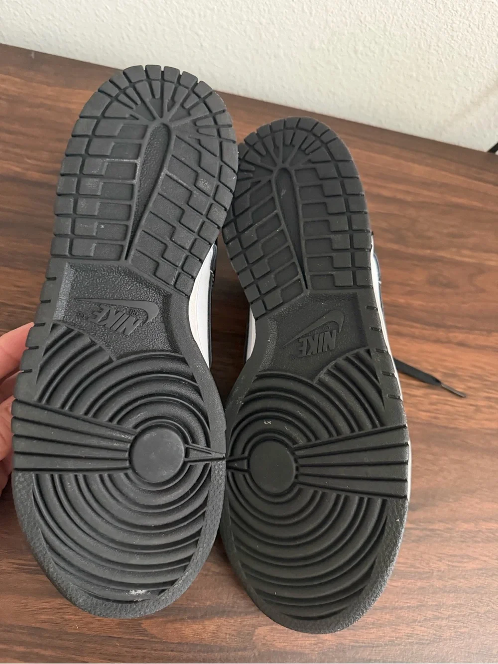 Nike Dunks Kids Black and White Low-Top